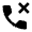 Call Rejected Fill Icon from Outlined Fill - Material Pro Set