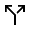 Call Split Fill Icon from Sharp Fill - Material Symbols Set
