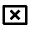 Cancel Presentation Icon from Outlined Line - Material Pro Set
