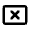 Cancel Presentation Icon from Rounded Line - Material Pro Set