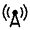 Cell Tower Fill Icon from Rounded Fill - Material Symbols Set