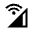 Cell Wifi Fill Icon from Sharp Fill - Material Symbols Set