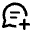 Chat Add On Alt Icon from Rounded Line - Material Pro Set