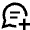 Chat Add On Alt Icon from Outlined Line - Material Pro Set