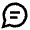 Chat Alt Icon from Outlined Line - Material Pro Set