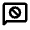 Chat Block Icon from Rounded Line - Material Pro Set
