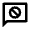 Chat Block Icon from Outlined Line - Material Pro Set