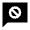 Chat Block Fill Icon from Sharp Fill - Material Pro Set