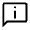 Chat Info Icon from Outlined Line - Material Symbols Set