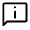 Chat Info Icon from Rounded Line - Material Symbols Set