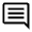 Comment Icon from Outlined Line - Material Symbols Set