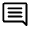 Comment Icon from Rounded Line - Material Symbols Set