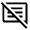 Comments Disabled Icon from Outlined Line - Material Symbols Set