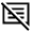 Comments Disabled Icon from Sharp Line - Material Symbols Set