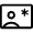 Contact Emergency Icon from Outlined Line - Material Symbols Set