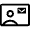 Contact Mail Icon from Outlined Line - Material Symbols Set