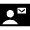 Contact Mail Fill Icon from Sharp Fill - Material Symbols Set