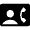 Contact Phone Fill Icon from Outlined Fill - Material Symbols Set