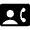Contact Phone Fill Icon from Rounded Fill - Material Symbols Set
