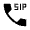 Dialer Sip Fill Icon from Sharp Fill - Material Symbols Set