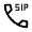 Dialer Sip Icon from Outlined Line - Material Symbols Set