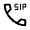 Dialer Sip Icon from Rounded Line - Material Symbols Set