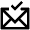 Envelope Check Icon from Atlas Line Set