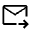 Forward To Inbox Icon from Outlined Line - Material Symbols Set