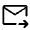 Forward To Inbox Icon from Rounded Line - Material Symbols Set
