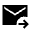 Forward To Inbox Fill Icon from Sharp Fill - Material Symbols Set