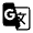G Translate Fill Icon from Sharp Fill - Material Symbols Set