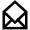 Open Envelope Icon from Atlas Line Set
