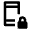 Phonelink Lock Icon from Outlined Line - Material Pro Free Set