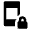 Phonelink Lock Fill Icon from Outlined Fill - Material Pro Free Set