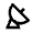 Satellite Tower Icon from Outlined Line - Material Pro Free Set