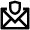 Shield Envelope Icon from Atlas Line Set
