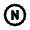 Compass North Icon from Nova Line Set