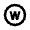 Compass West Icon from Nova Line Set