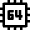 64 Bit Chip Icon from Nova Line - Free Set