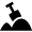 Construction Digging Site Icon from Nova Solid Set