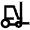 Forklift Icon from Atlas Line Set