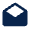 Mail Open Fill Icon from Mingcute Fill Set