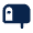 Mailbox Fill Icon from Mingcute Fill Set
