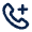 Phone Add Line Icon from Mingcute Line Set