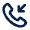 Phone Incoming Line Icon from Mingcute Line Set