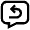 Arrow Left Chat Icon from Atlas Line Set