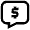 Dollar Chat Icon from Atlas Line Set
