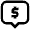 Dollar Message Icon from Atlas Line Set