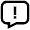 Exclamation Chat Icon from Atlas Line Set
