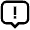 Exclamation Message Icon from Atlas Line Set